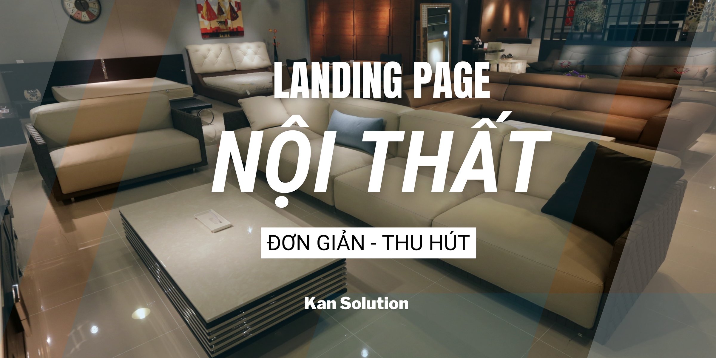 Landing Page nội thất đơn giản, thu hút