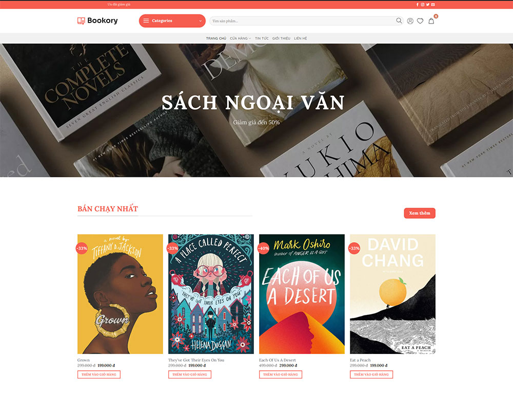 xây dựng website bán sách online 