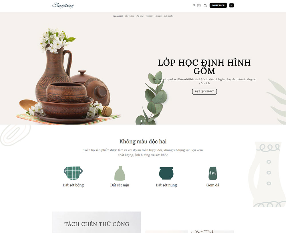 website đồ gốm