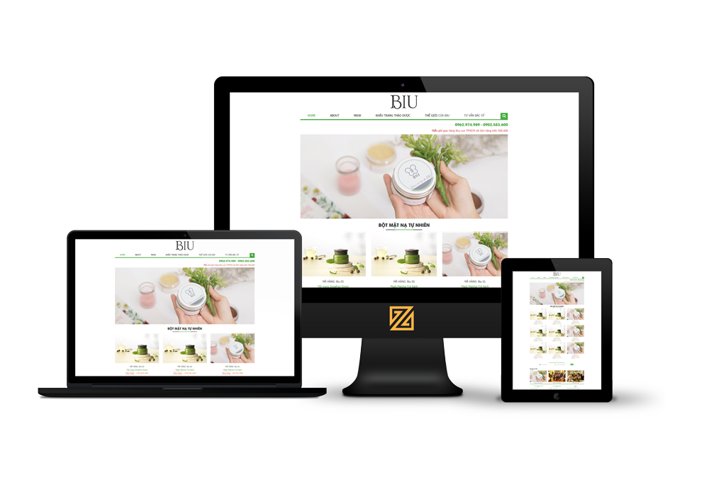 Thiết kế website giới thiệu sản phẩm