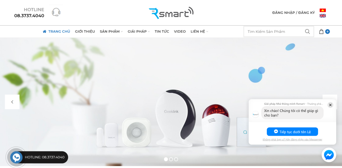 Website giới thiệu sản phẩm